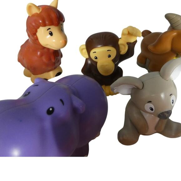 Fischer Price Little People Zoo/ Safari Animals Lot of 14 - Picture 4 of 4